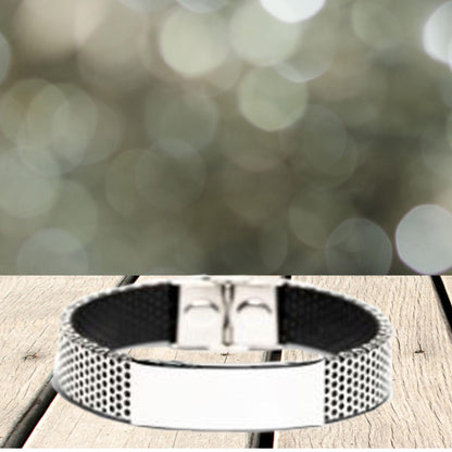 Bestie Christmas Perfect Gifts, Bestie Stainless Steel Bracelet, Motivational Bestie Engraved Gifts, Birthday Gifts For Bestie, To My Bestie Life is learning to dance in the rain, finding good in each day. I'm always with you