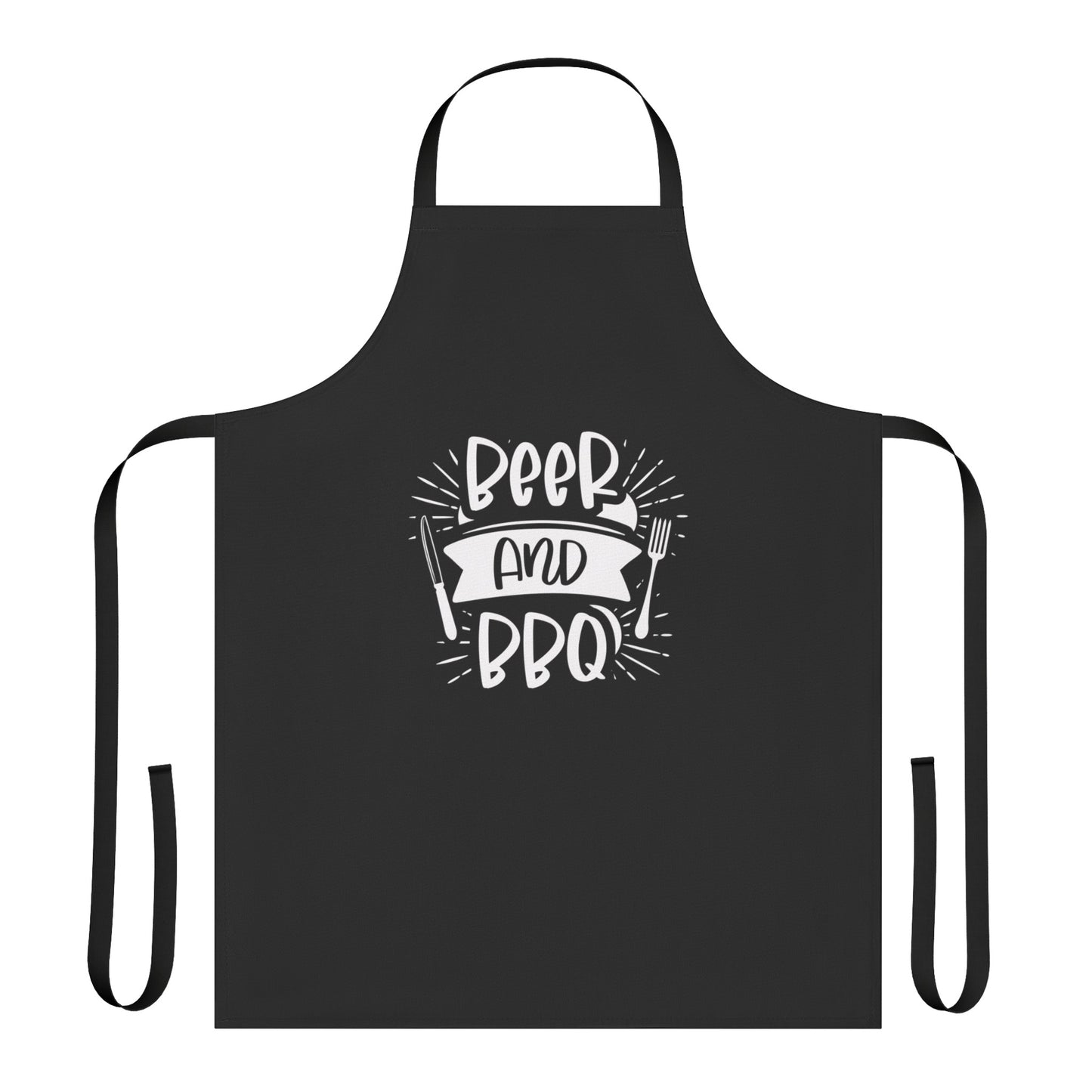 Beer and BBQ Black Apron