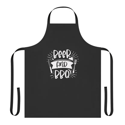 Beer and BBQ Black Apron