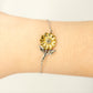 Gift for Daughter Personalized Sunflower Bracelet