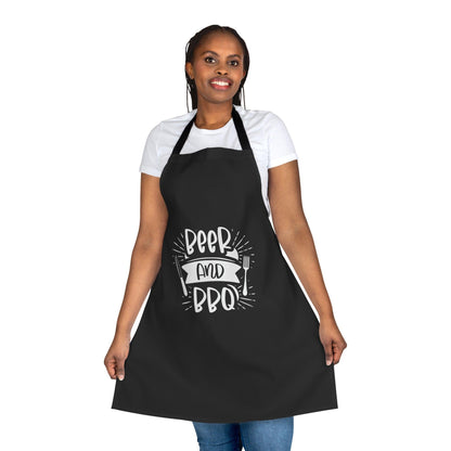 Beer and BBQ Black Apron