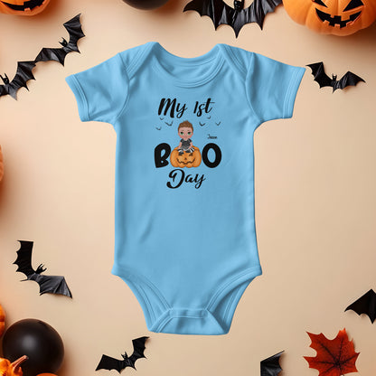 Halloween Baby Bodysuit - My First Boo Day Personalized Boy or Girl Gerber Onesie