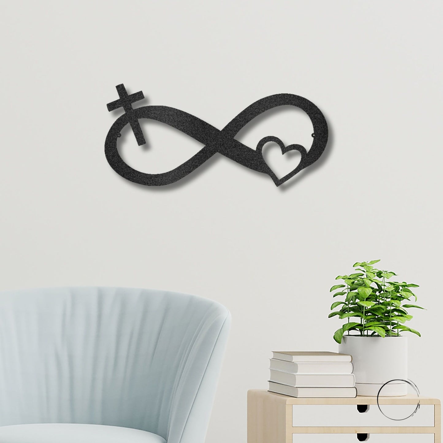 Lords Infinite Love Steel Wall Sign