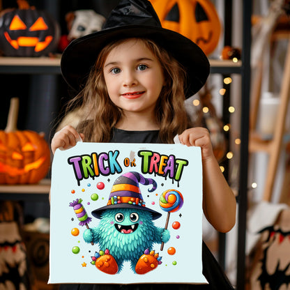 Trick or Treat Candy Monster Halloween Tote Bag