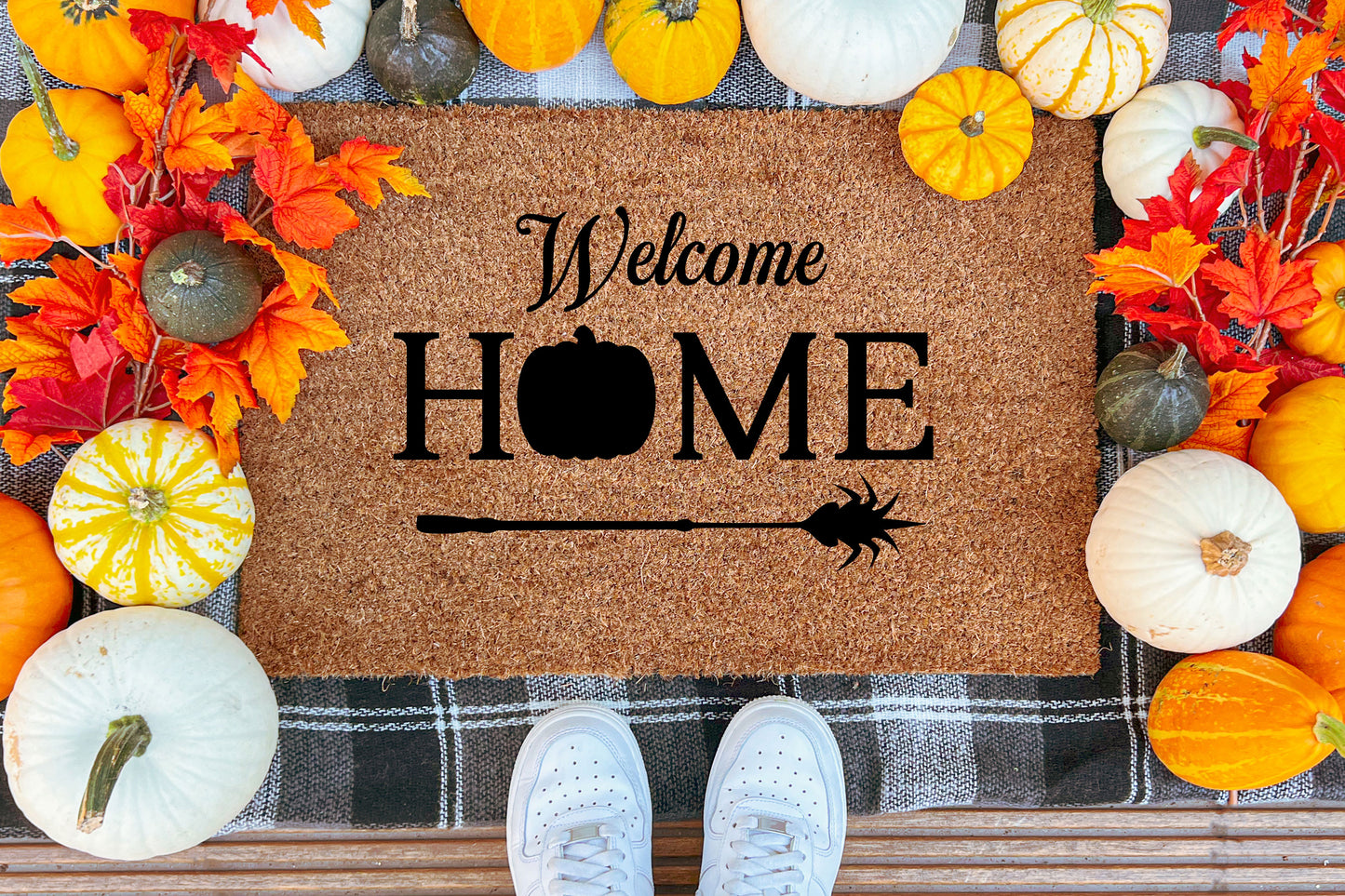 Halloween Welcome Home Outdoor Mat