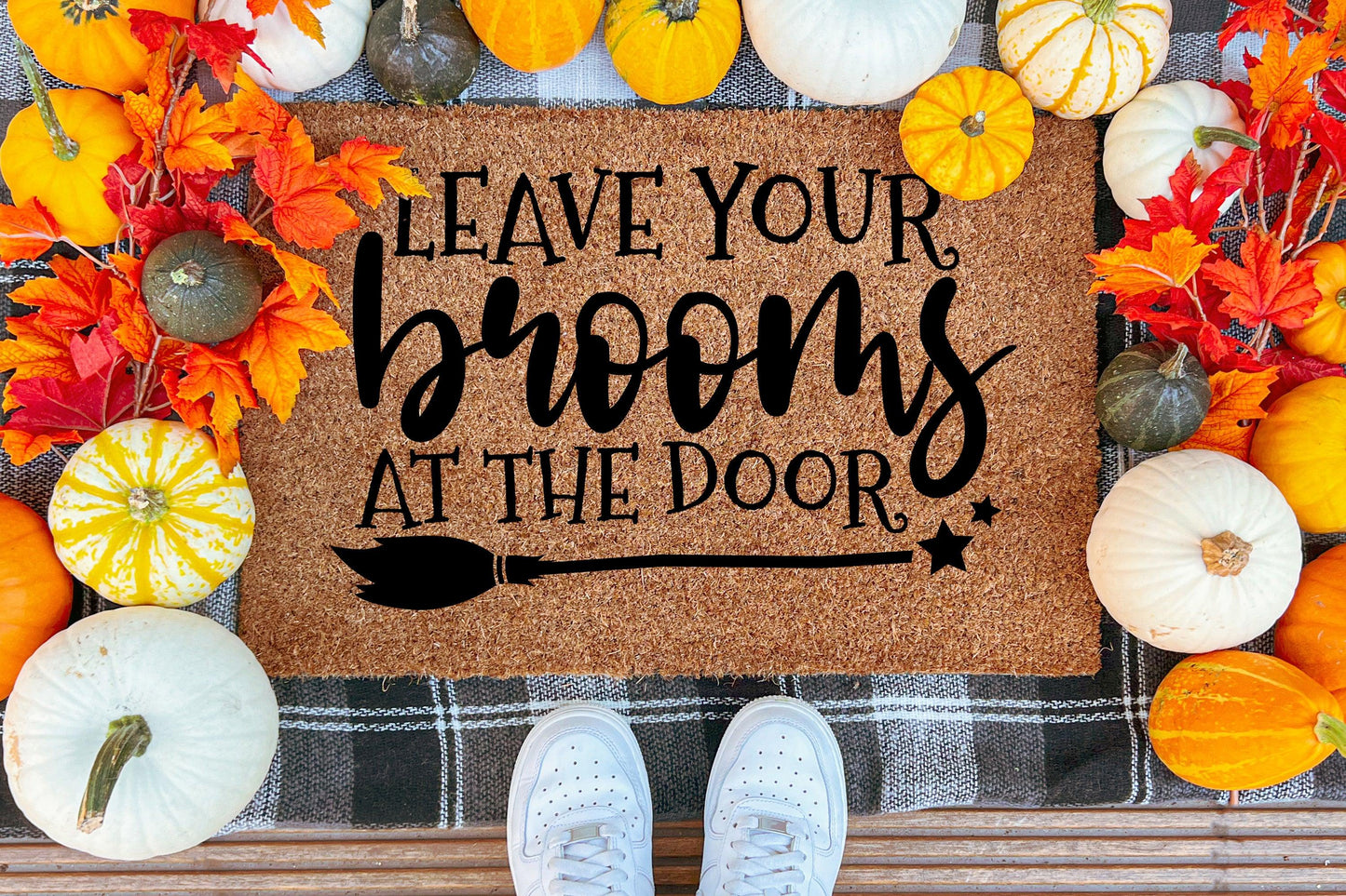 Halloween Door Mat - Leave Your Broom at the Door