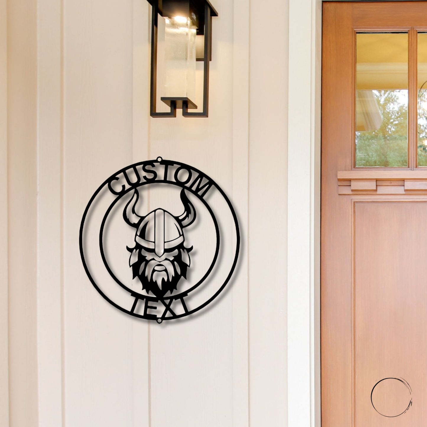 Forge Your Legacy: Personalized Viking Metal Art Wall Signs
