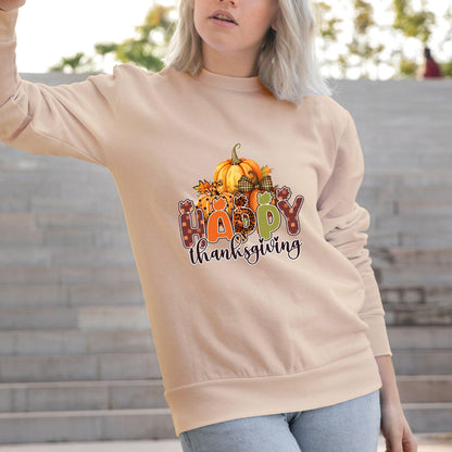 Happy Thanksgiving Festive Holiday Sweatshirt