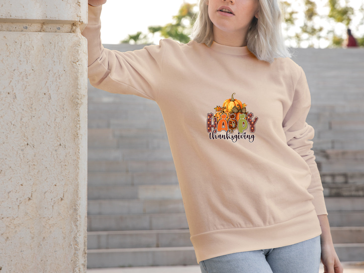 Happy Thanksgiving Holiday Sweatshirt