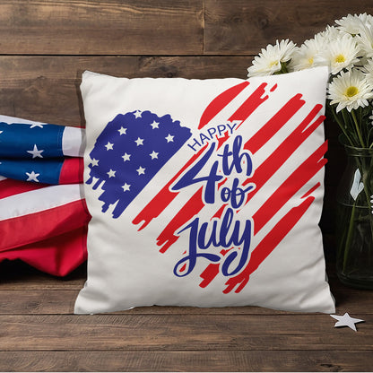 Heart of America Patriotic Indoor-Outdoor Pillow