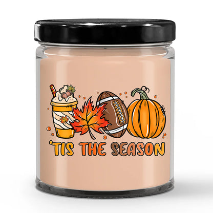 Smells Like Football, Fall and Pumpkin Spice Scented Soy Candles