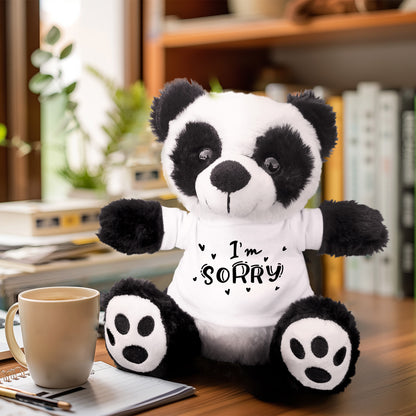 Apology Gift - I am Sorry - Plush Panda Bear with Tee Shirt