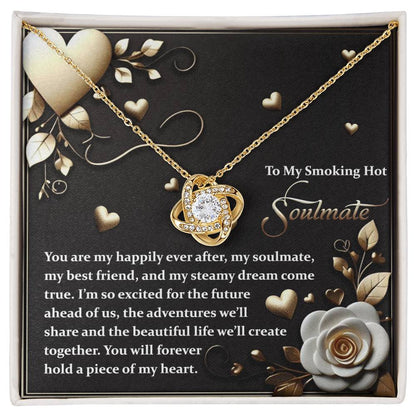 Gift for Soulmate - The Future - Love Knot Pendant Necklace