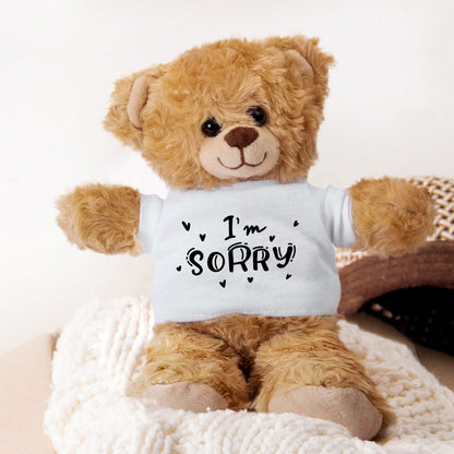 Apology Gift - I am Sorry - Plush Panda Bear with Tee Shirt