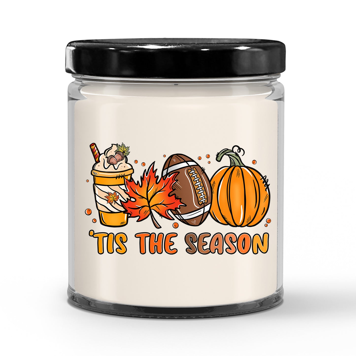 Smells Like Football, Fall and Pumpkin Spice Scented Soy Candles