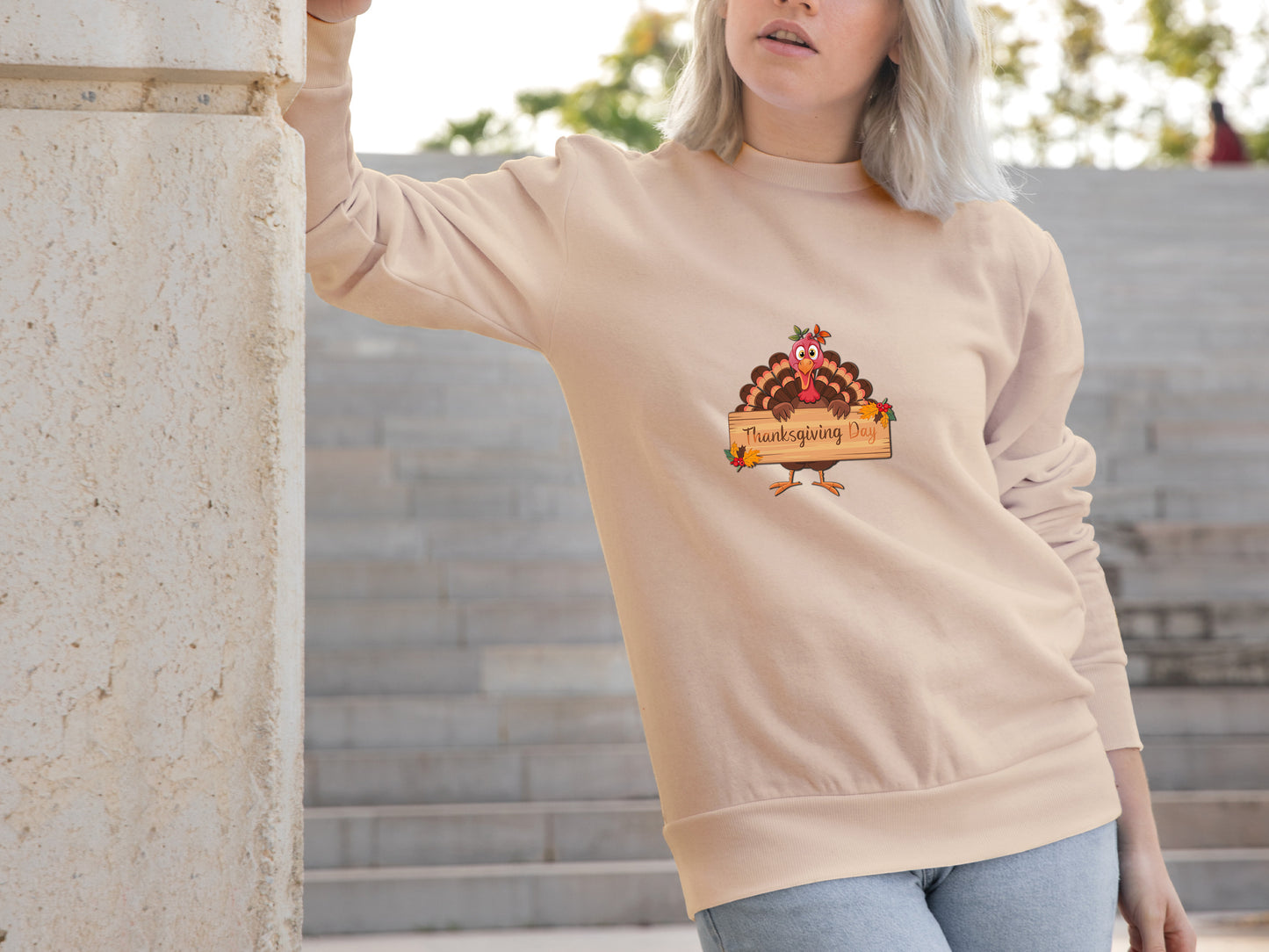 Thanksgiving Day Holiday Turkey Sweatshirt