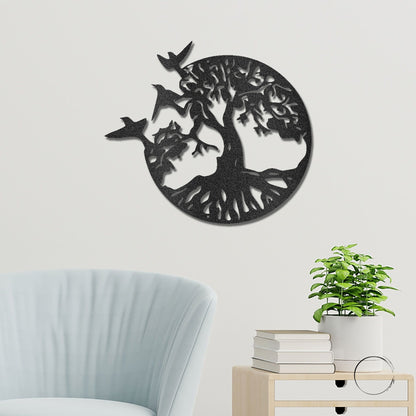 Take Flight Tree Indoor Outdoor Steel Sign