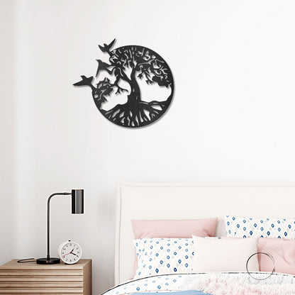 Take Flight Tree Indoor Outdoor Steel Sign