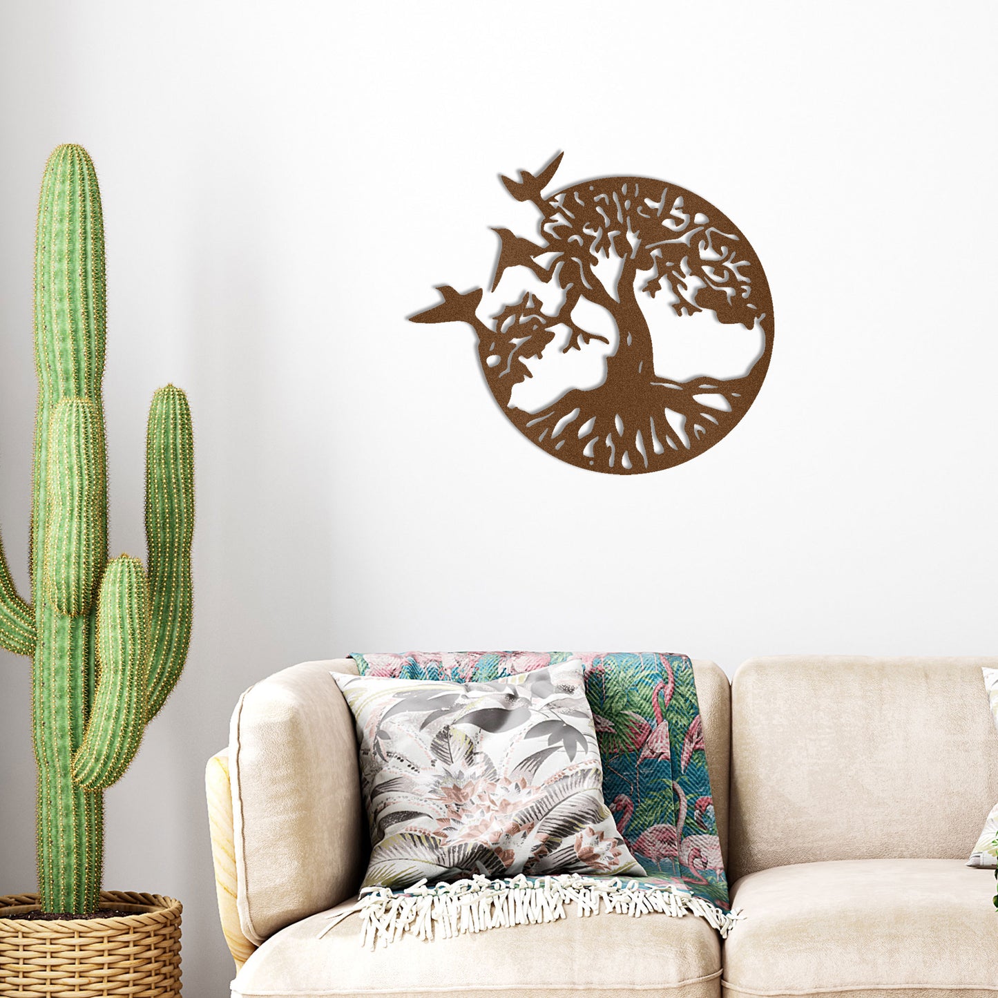 Take Flight Tree Indoor Outdoor Steel Sign