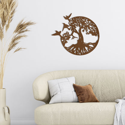 Take Flight Tree Indoor Outdoor Steel Sign