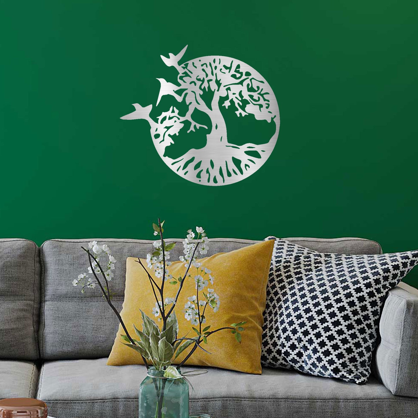 Take Flight Tree Indoor Outdoor Steel Sign