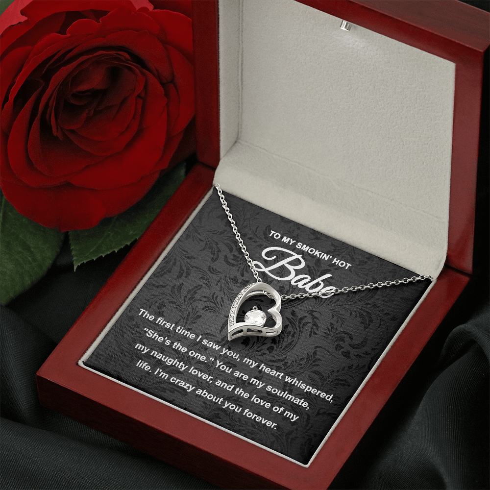 Soulmate Gift - My Naughty Lover and Love of My Life - Forever Love Pendant Necklace