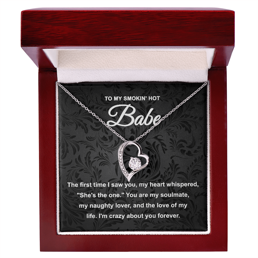 Soulmate Gift - My Naughty Lover and Love of My Life - Forever Love Pendant Necklace