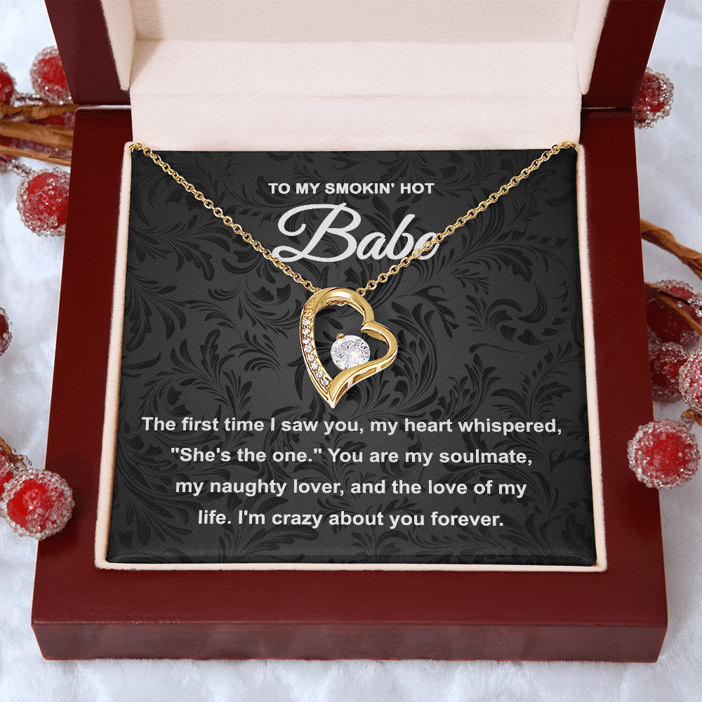 Soulmate Gift - My Naughty Lover and Love of My Life - Forever Love Pendant Necklace