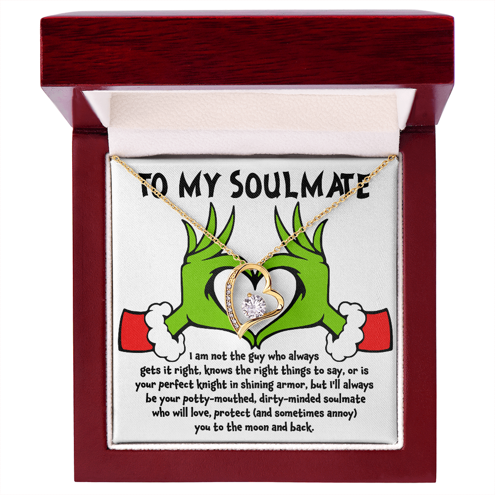 Soulmate Gift - I Am Not the Perfect Knight - Forever Love Pendant Necklace