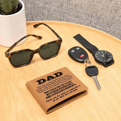 Dad Retirement Gift Leather Wallet