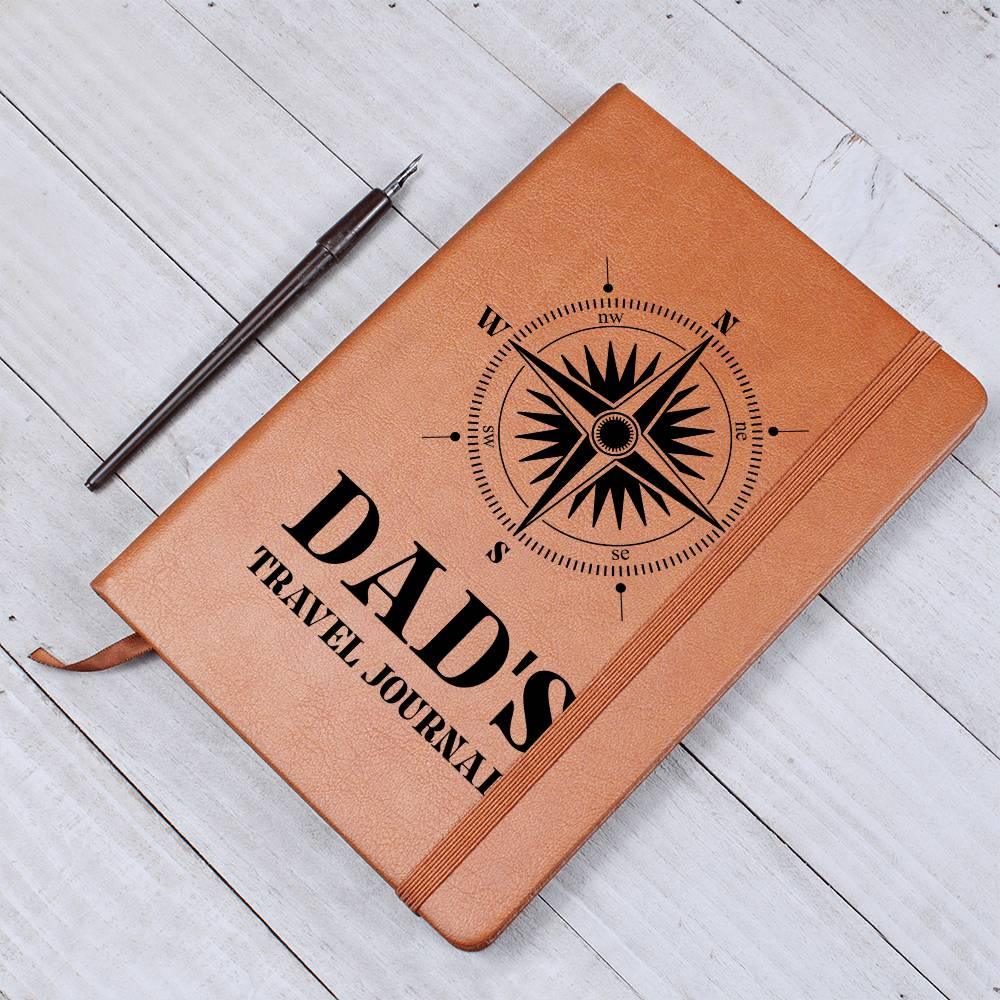 Gift for Dad Travel Leather Journal