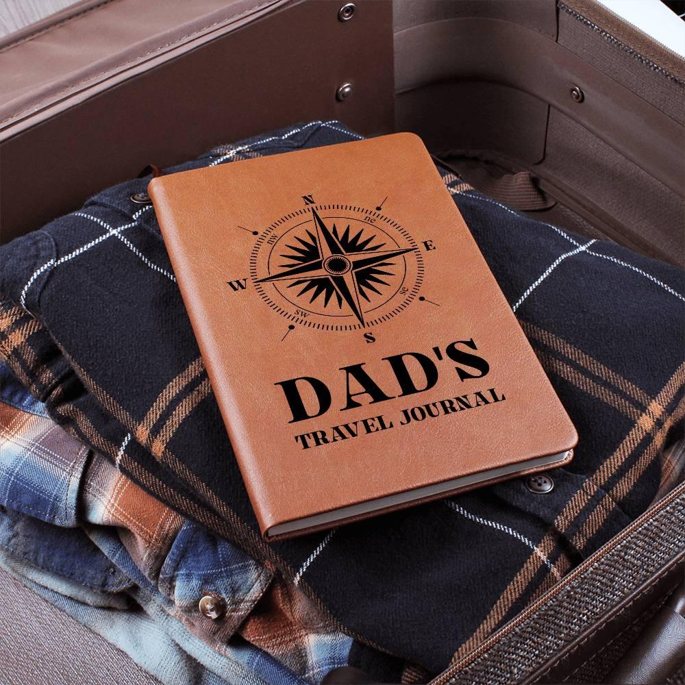 Gift for Dad Travel Leather Journal