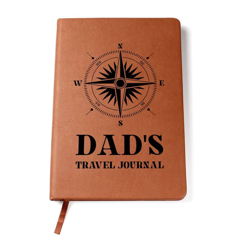 Gift for Dad Travel Leather Journal