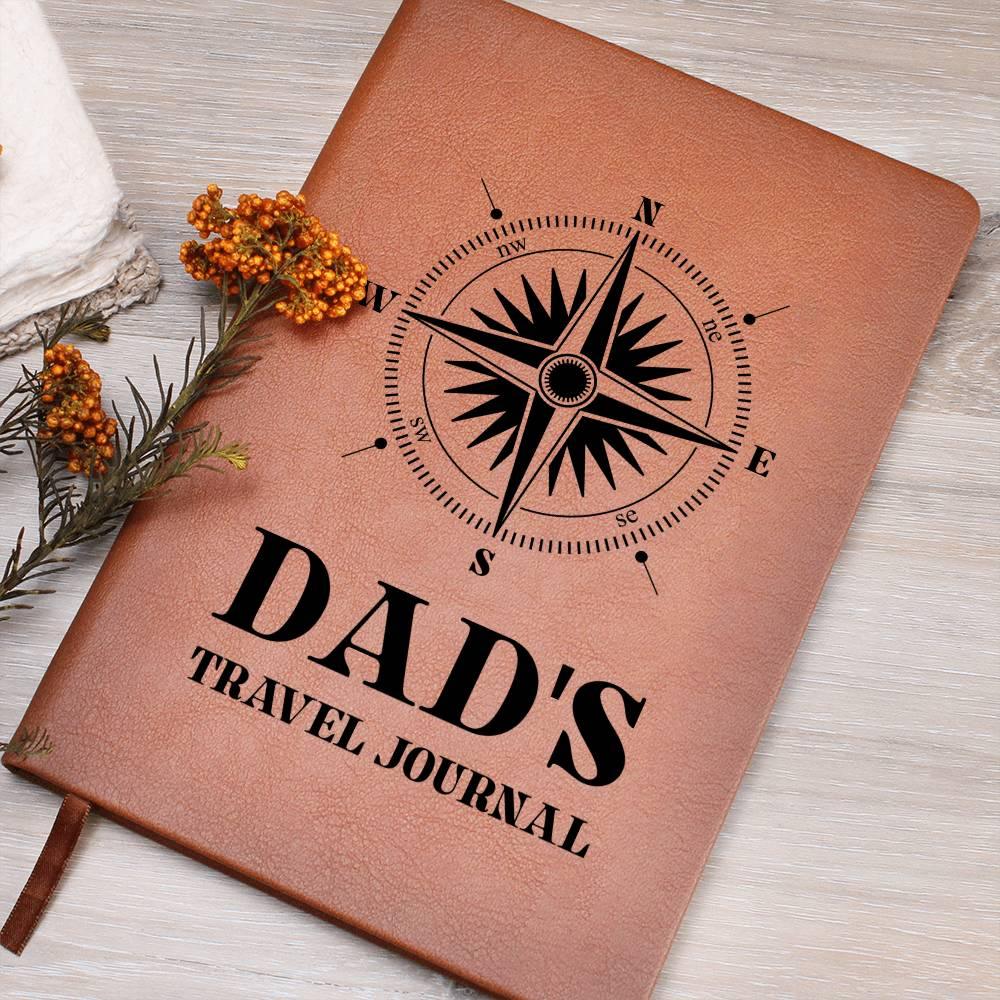 Gift for Dad Travel Leather Journal