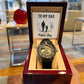 Dad Father's Day Gift Men's Openwork Watch with Gift Box