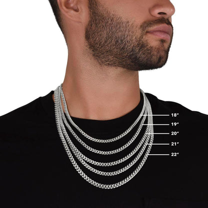 Gift for Dad - Be My Father - Cuban Link Chain Necklace