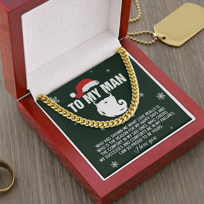 Gift for My Man - To Be Yours - Cuban Link Chain Necklace