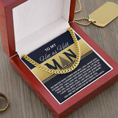 Gift for My Man - Heaven On Earth - Cuban Link Chain Necklace