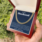 To The Best Husband In The World Cuban Link Chain Necklace