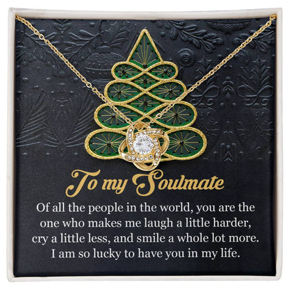 Gift for Soulmate - In My Life - Love Knot Pendant Necklace