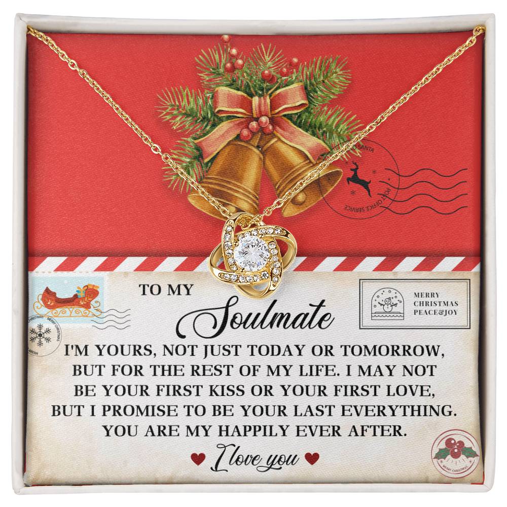 Gift for Soulmate - Happily Ever After - Love Knot Pendant Necklace