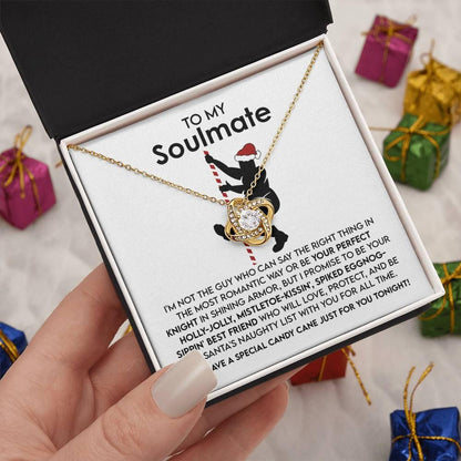 Gift for Soulmate - For All Time - Love Knot Pendant Necklace