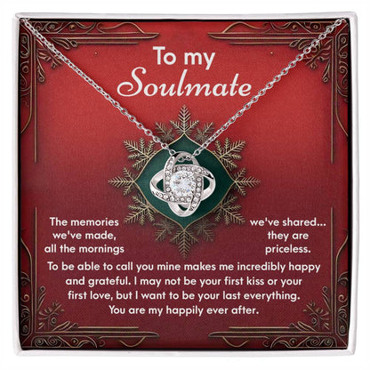 Gift for Soulmate - The Memories - Love Knot Pendant Necklace