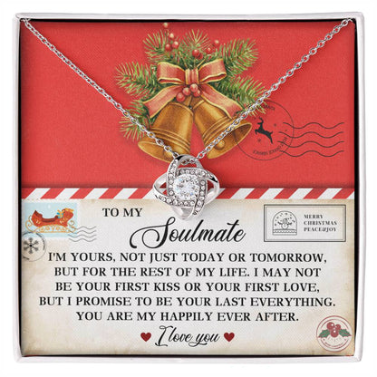 Gift for Soulmate - Happily Ever After - Love Knot Pendant Necklace