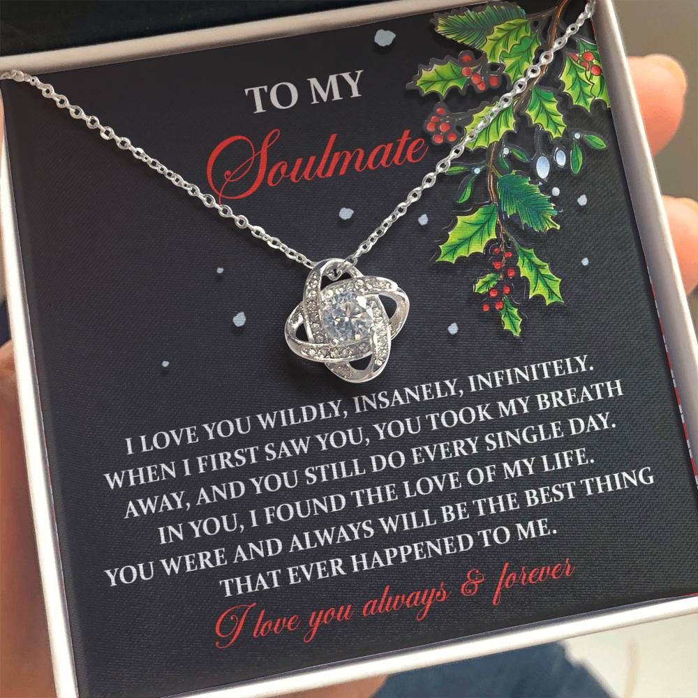 Gift for Soulmate - You Still Do - Love Knot Pendant Necklace