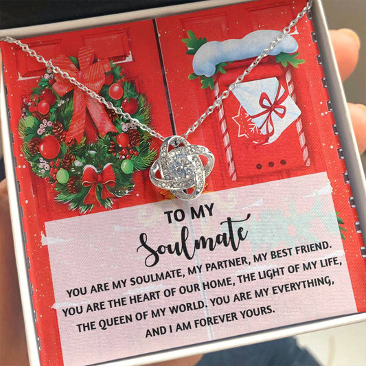 Gift for Soulmate - Our Home - Love Knot Pendant Necklace