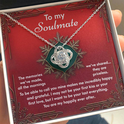 Gift for Soulmate - The Memories - Love Knot Pendant Necklace