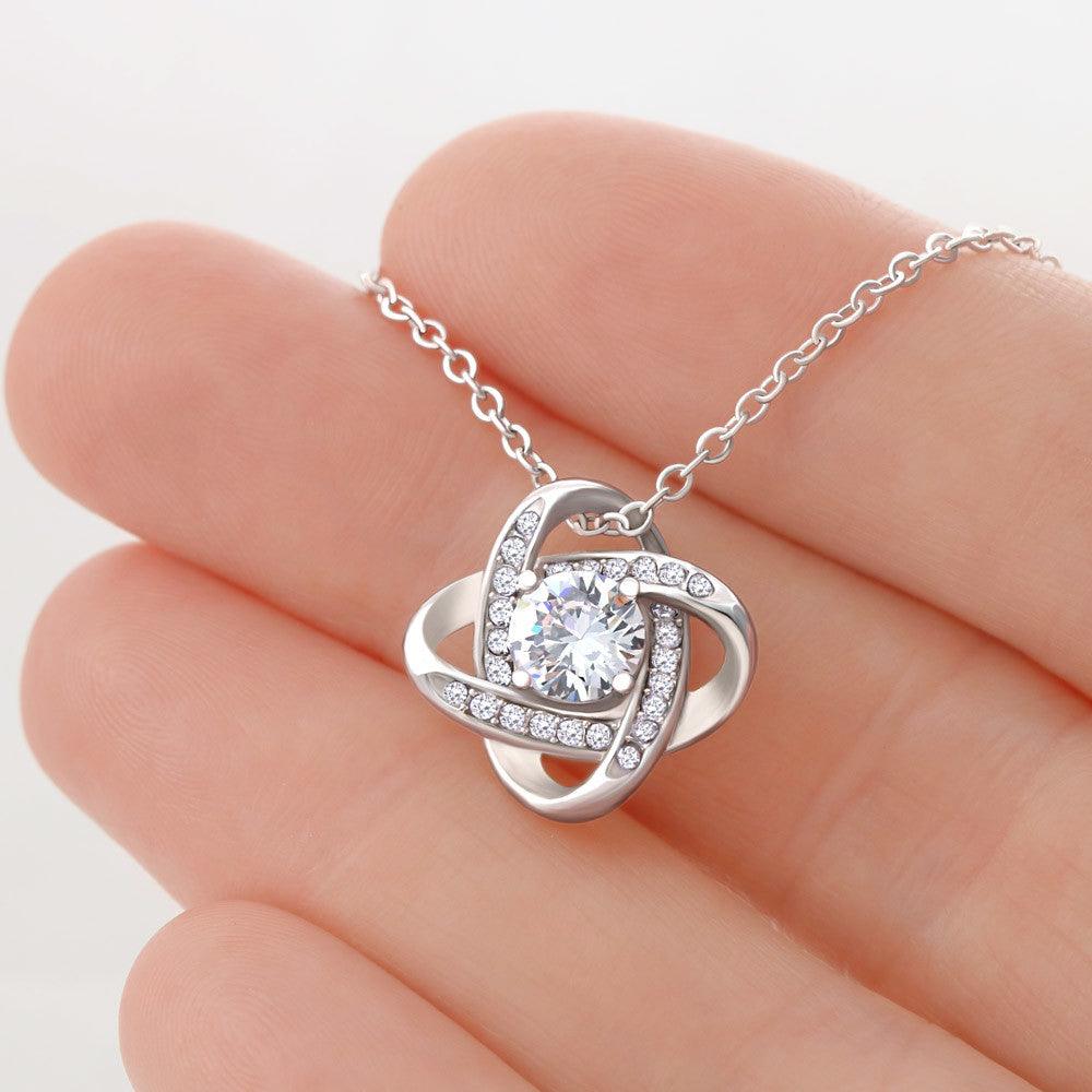 Gift for Soulmate - Perfect Partner - Love Knot Pendant Necklace