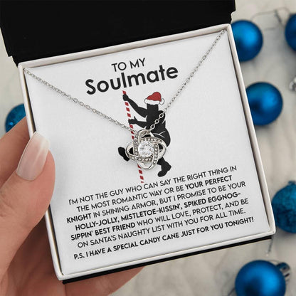 Gift for Soulmate - For All Time - Love Knot Pendant Necklace