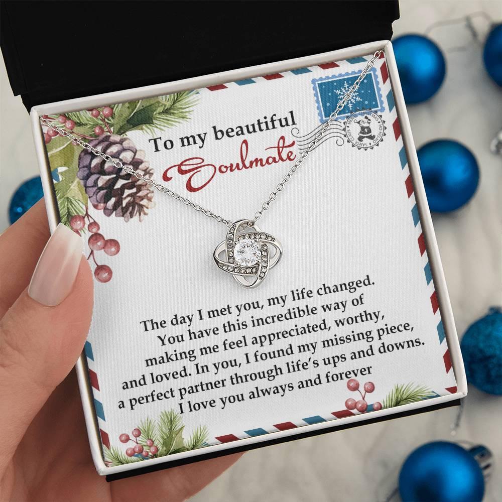 Gift for Soulmate - Perfect Partner - Love Knot Pendant Necklace